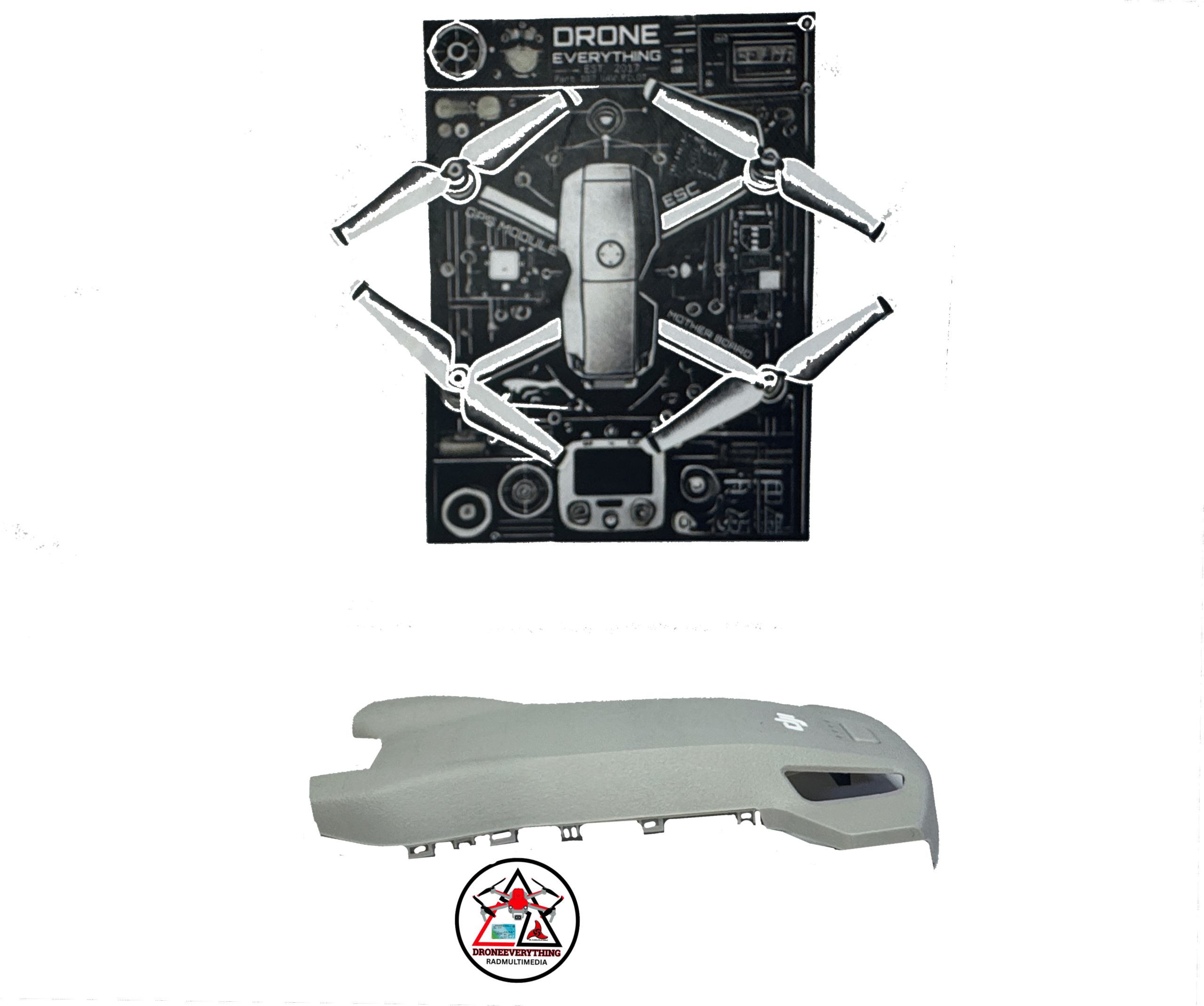 DJI-Mini-3-Body-Top-Shell