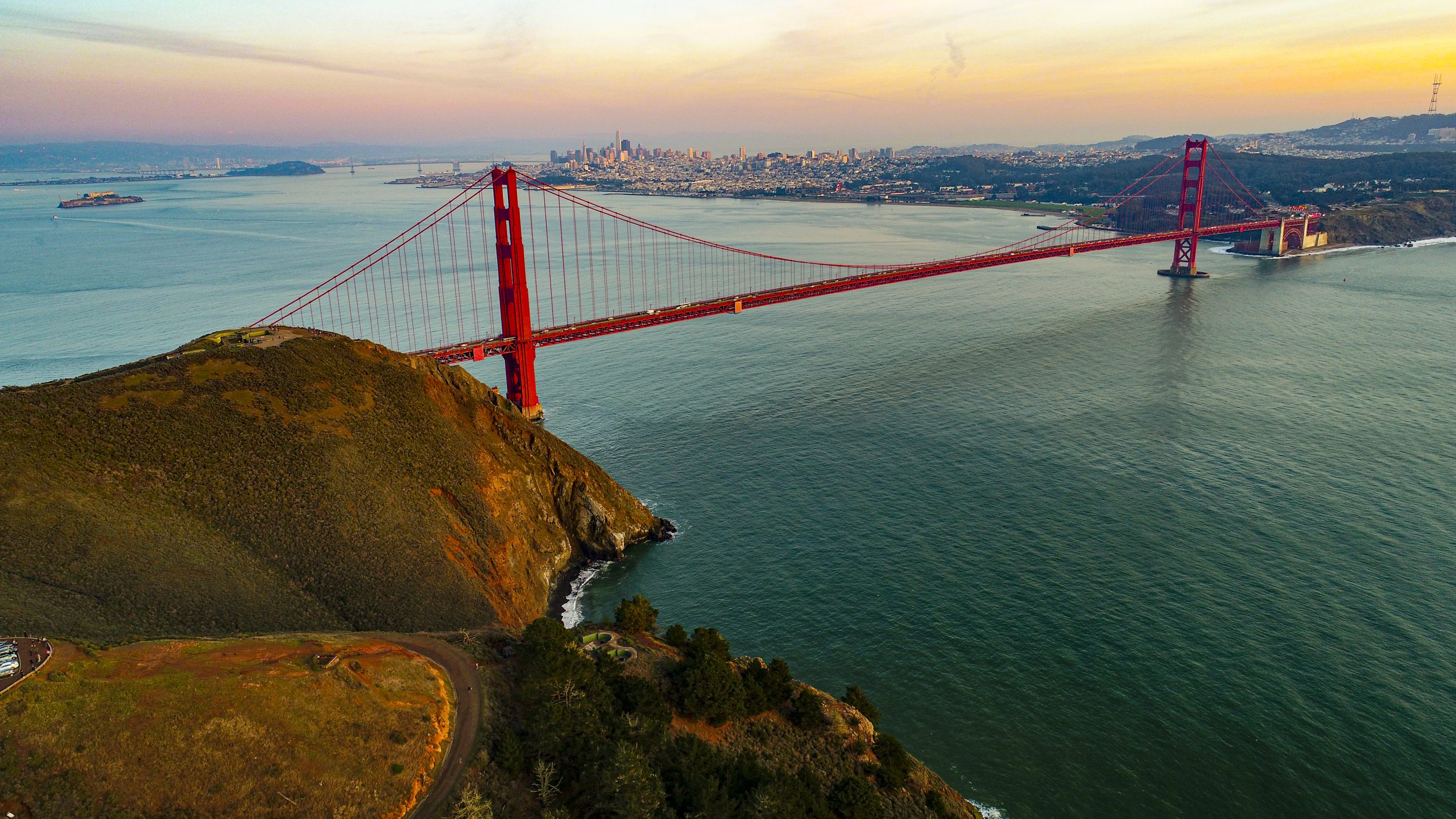 Golden Gate Bridge drone photo by DroneEverything.net