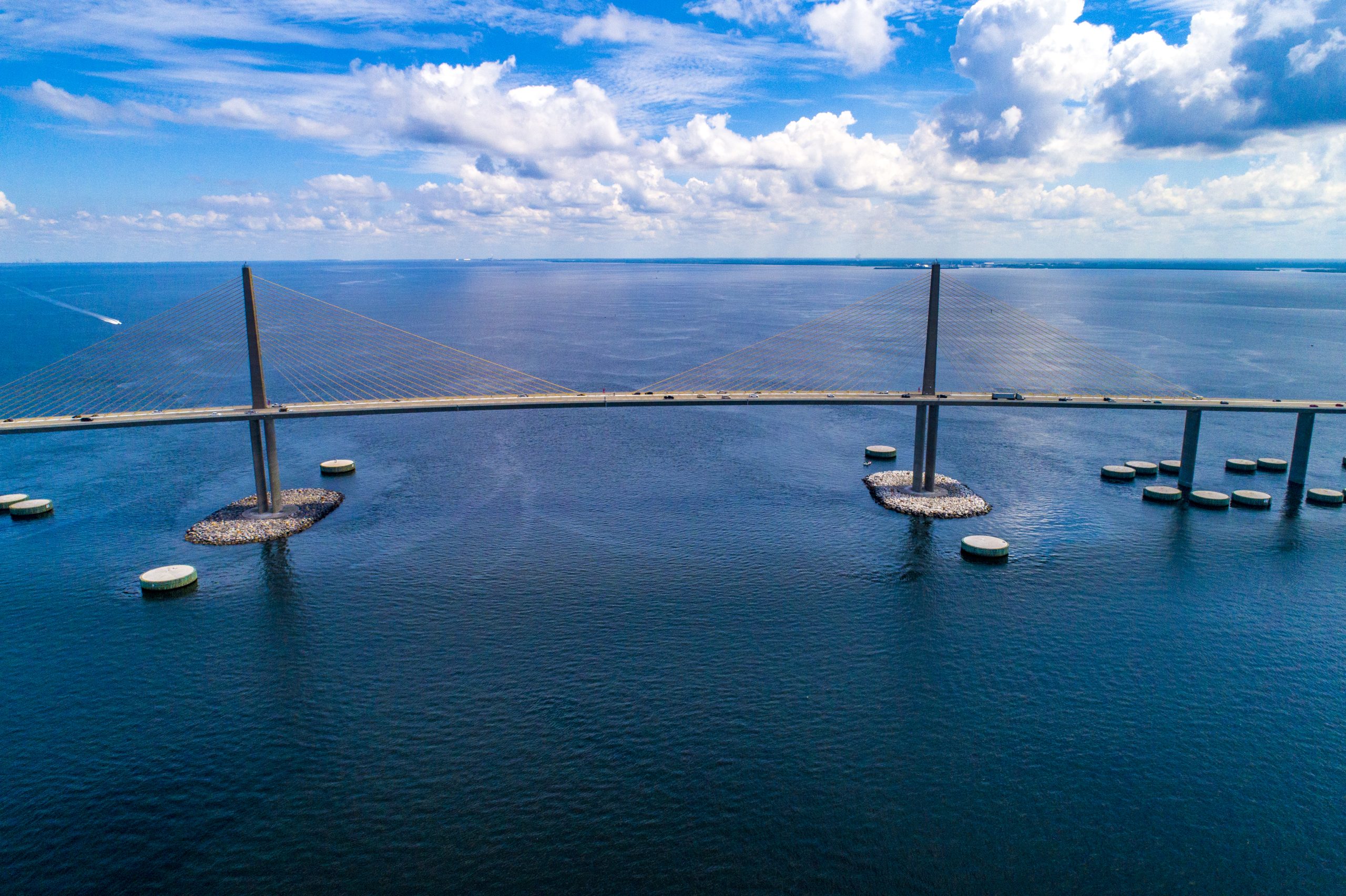 Skyway Bridge drone aerial photo by DroneEverything.net