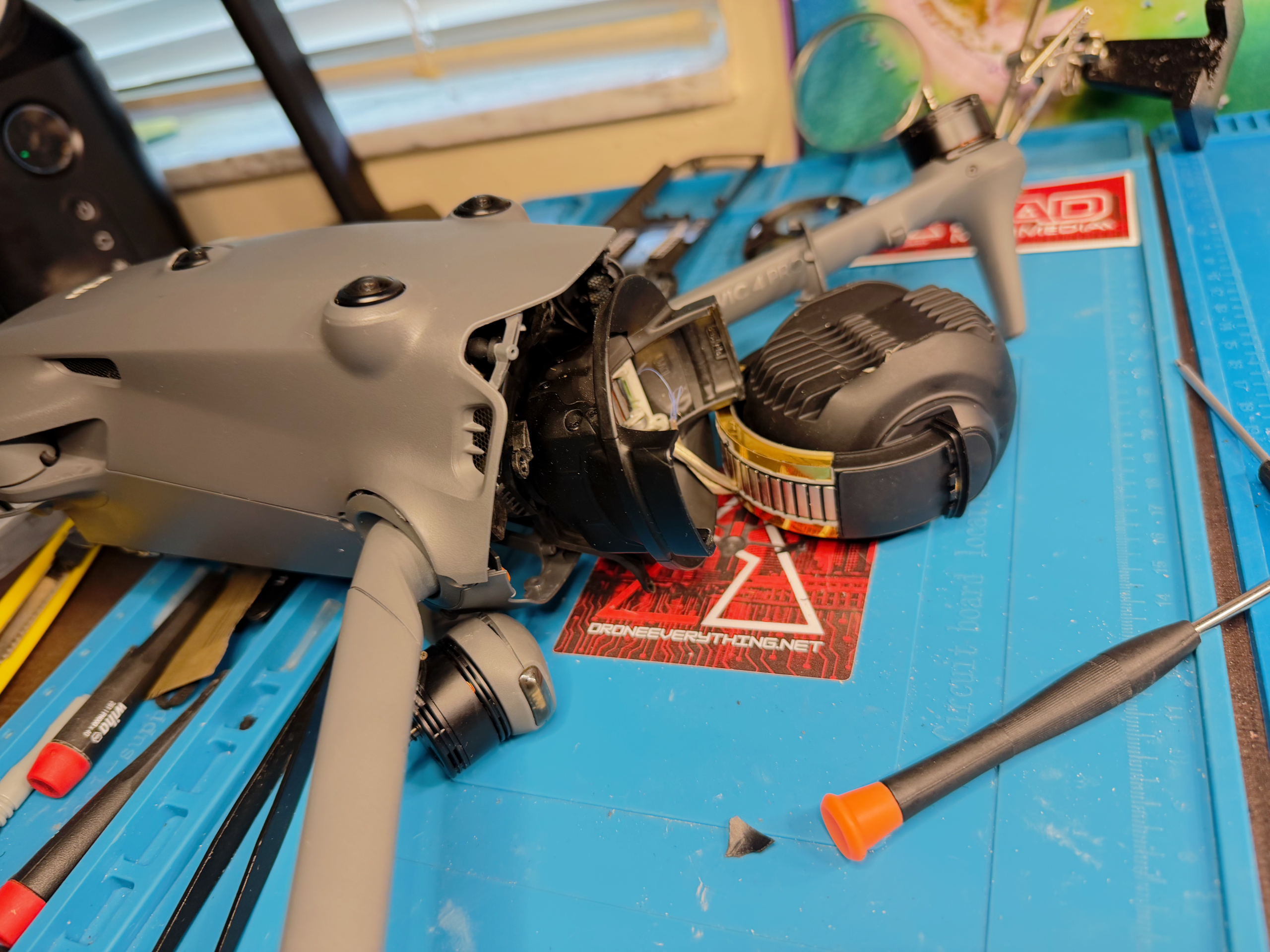 DJI drone repair and diagnostic inspection at DroneEverything.net