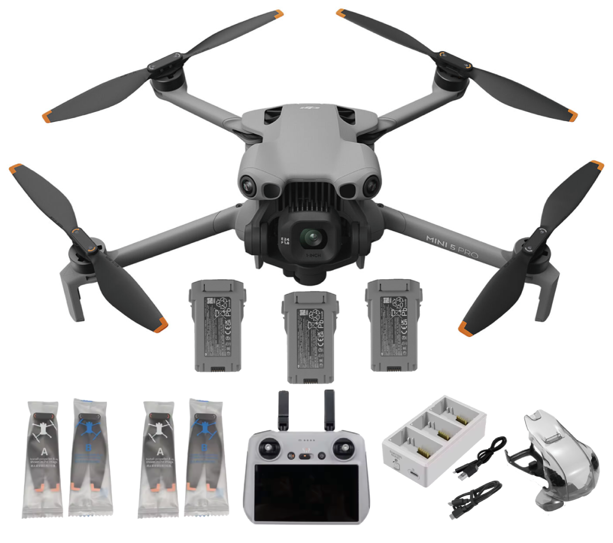New DJI Mini 5 Pro Fly More Combo with 3 batteries at DroneEverything
