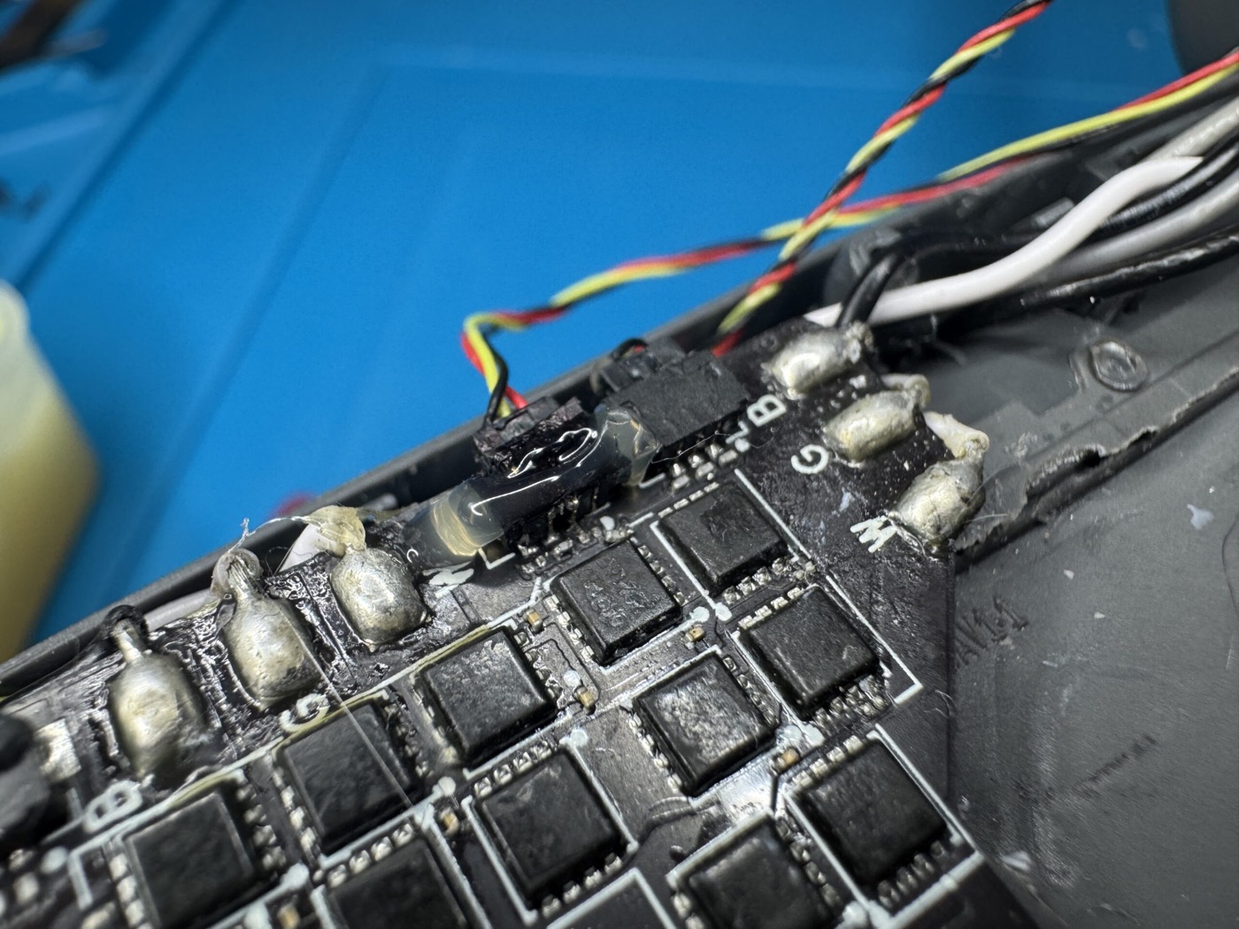 DJI ESC board and internal electronics diagnostics at DroneEverything